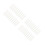 100Pcs Lightweight White Plastic Tape Holders for Office and Home 5