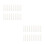 100Pcs Lightweight White Plastic Tape Holders for Office and Home 8