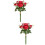 2Stk Rote Künstliche Blumenstrauß Hochzeit 9