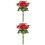 2Stk Rote Künstliche Blumenstrauß Hochzeit 7