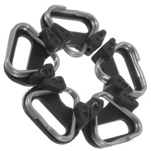 20Pcs Camera Strap Triangle Split Rings Black Lug Mount Connectors