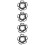 20Pcs Camera Strap Triangle Split Rings Black Lug Mount Connectors 9
