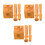 3Set Legno Per Gioielli Strumenti Fai-Da-Te Doming 9