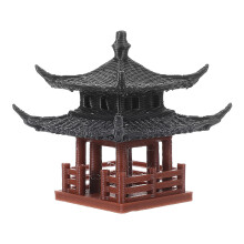 3Pz Ornamento Giardino Padiglione in Per Bonsai E Acquario