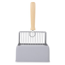 4Set Paletta Lettiera Metallo+abs Per Pulizia Casa Scuro