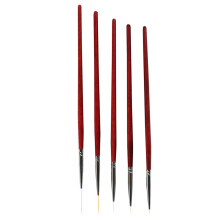 20Pcs Nail Pen Brown Manicure Tool Chic Nail Art Drawing Pen for DIY