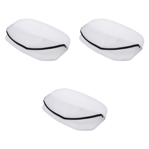 6Pz Sacchetti Bianco Mesh Traspirante Con Cerniera E 2