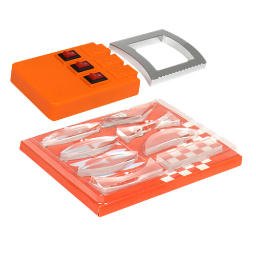 2Set Kit Fisica Multifunzione Con Prisma E Lenti Per