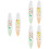 6Pz Penna Nastro Decorativo Per Scrapbooking E 8