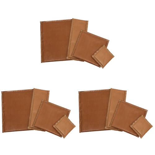 12Pz Tappetino Stiro Resistente Calore Marrone Per DIY E Vinile 1