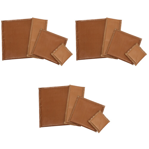 12Pz Tappetino Stiro Resistente Calore Marrone Per DIY E Vinile 2
