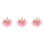 3Pz Mollette Rosa A Con Per 4