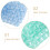 48Pz Fasce Elastiche Bambina Crochet Morbide Colorate E Elastiche 9
