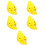 5Pcs Lightweight Yellow 6-Hole Ceramic Ocarina for Beginner Practice 10