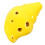 5Pcs Lightweight Yellow 6-Hole Ceramic Ocarina for Beginner Practice 2