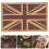 3Pz Patch Ricamate Marrone Union Jack Per Abbigliamento E 8