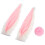 3Set Ornamenti Orecchie Coniglio Rosa in Morbido Tessuto 2
