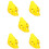 5Pcs Lightweight Yellow 6-Hole Ceramic Ocarina for Beginner Practice 11