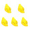 5Pcs Lightweight Yellow 6-Hole Ceramic Ocarina for Beginner Practice 5