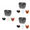 12Pz Barbe Per Cosplay Performance E Party Colorate 7