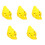 5Pcs Lightweight Yellow 6-Hole Ceramic Ocarina for Beginner Practice 6