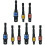 9Pcs Black Socket Bit Adapter Set with for Drill Use 2