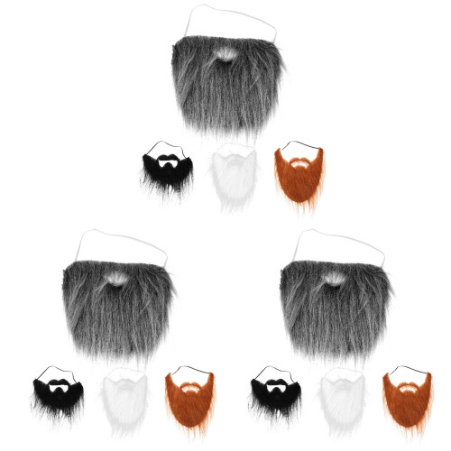 12Pz Barbe Per Cosplay Performance E Party Colorate 2
