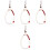 4Pz Catena Decorativa Con Assortiti 10
