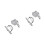 40Pz Base Spilla Argento Con Pin Clip Per Artigianali 4