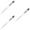 3Pcs Professional Aquarium Salinity Hydrometer Glass Water Tester 9