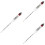 3Pcs Professional Aquarium Salinity Hydrometer Glass Water Tester 8