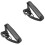 2Pcs Black Sax Strap Padded Lint Neck Harness Adjustable Fit 5