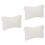 3Pz Cuscino Bagno Bianco, Antiscivolo Con Ventose Per E Spa 6
