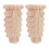 4Pz Applique Decorativi in Legno Beige Per Cornici Angolari E 2
