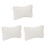 3Pz Cuscino Bagno Bianco, Antiscivolo Con Ventose Per E Spa 2