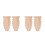 4Pz Applique Decorativi in Legno Beige Per Cornici Angolari E 9