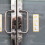 4Pz Push Pull Autoadesivi in Acrilico Oro Per Porte Ufficio 5