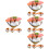 16Pz Cibo Per Bambini Materiale Sicuro PVC Gioco 8