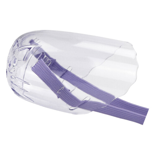 2Pz Museruola Gatto Viola Per Bagno E Medicazione