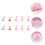 50Pz Barrettes Per in Per Feste E 7