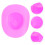 60Pz Mini in Rosa Per Progetti Creativi E Feste 11