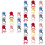 27Pz Creativi in Lana Per Handmade DIY Colorati 9