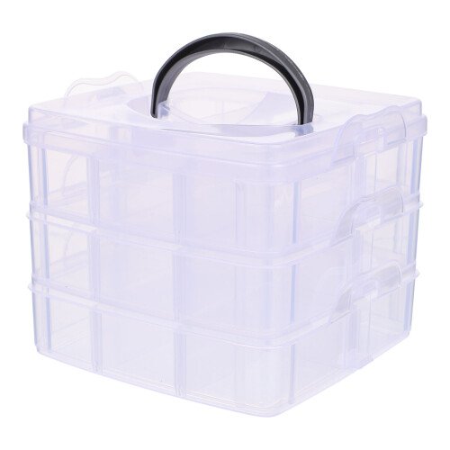 2Pz Organizer Trasparente in Multi- Per Washi Tape
