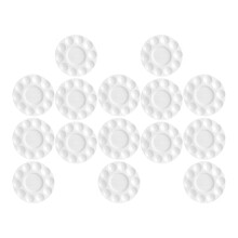 30Pz Piatto Per Miscelazione Bianco Per Pittura Artistica