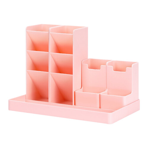 2Pz Porta Penne Creativo Rosa Multiuso Per Scrivania E 1