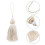 6Pz Ornamento Sospeso Con Nappe Beige, Accessorio 11