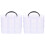 2Pz Organizer Trasparente in Multi- Per Washi Tape 6