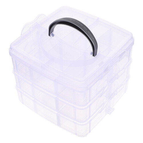 2Pz Organizer Trasparente in Multi- Per Washi Tape 2