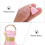 100Pz Nappe Decorative Rosa Per Progetti DIY E Portachiavi 9
