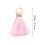 100Pz Nappe Decorative Rosa Per Progetti DIY E Portachiavi 3